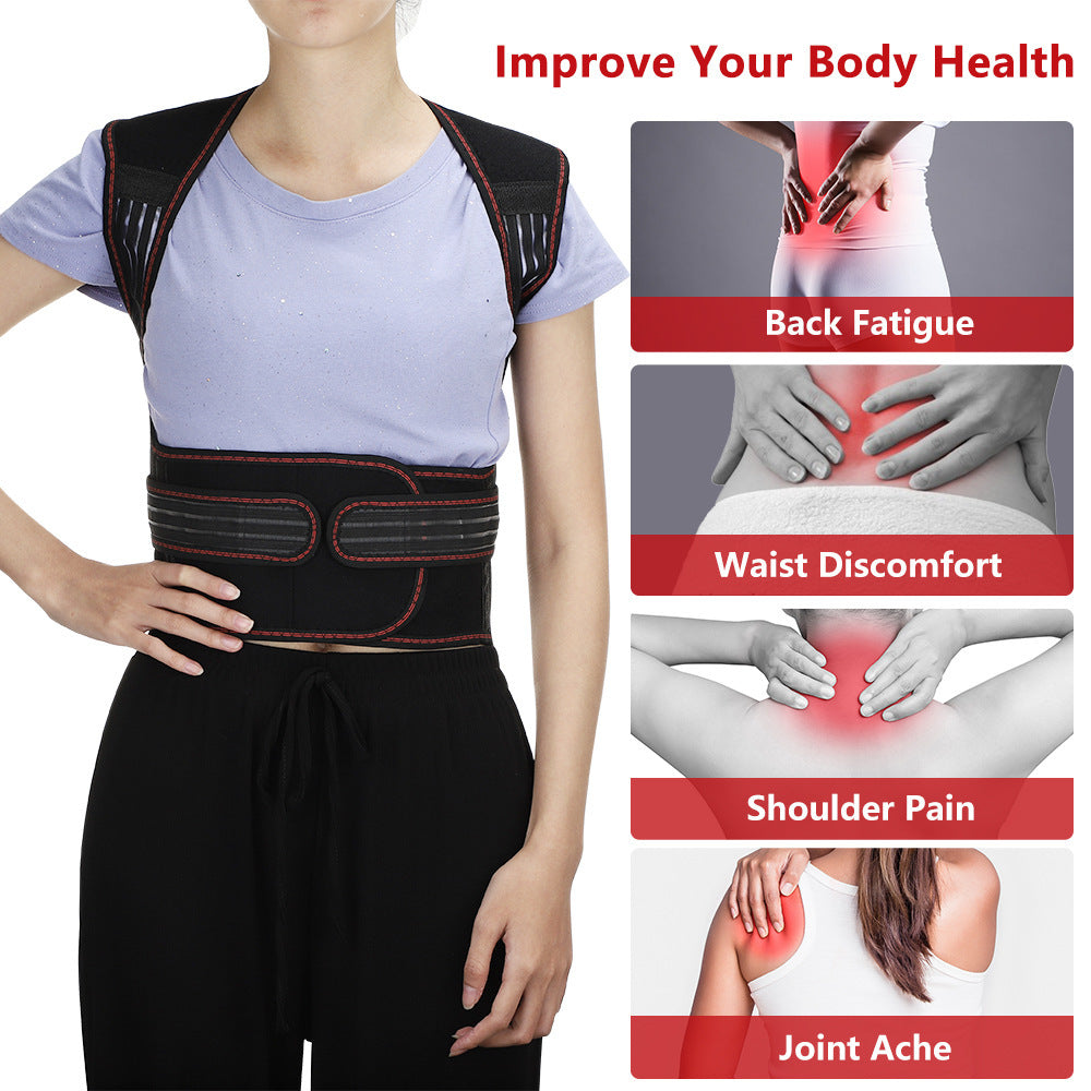 Magnetic Back Support Belt with Heat