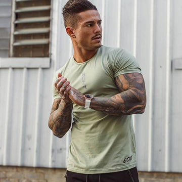 Round Neck Sports Short-sleeved T-shirt