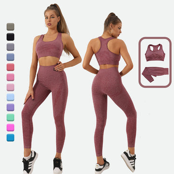 Seamless High Waist Yoga Set